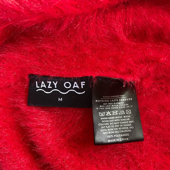 lazy oaf smokin fuzzy tank medium NWOT - Picture 3 of 3